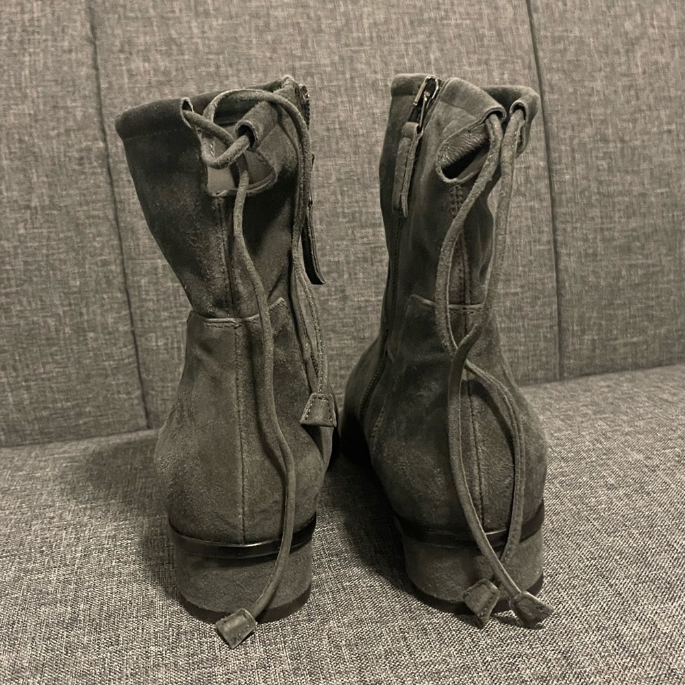 Aquatalia Lisa Weatherproof Suede Slouch Boots - Picture 5 of 9